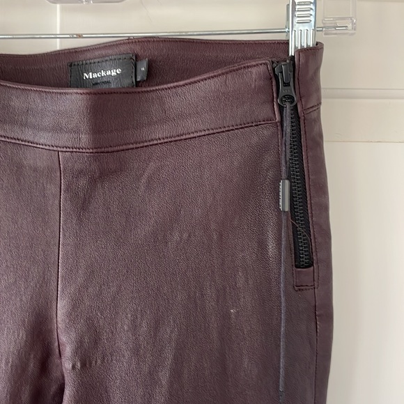 NWT Mackage Lamb Skin Legging size 2 - Picture 2 of 6